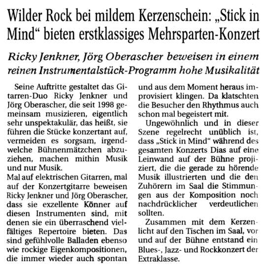 Ludwigsburger Kreiszeitung, 21.12.04