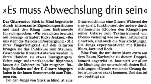 Marbacher Zeitung, 28.07.04