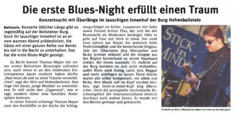 Marbacher Zeitung, 21.08.06