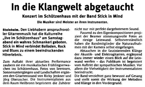 Marbacher Zeitung, 18.03.08